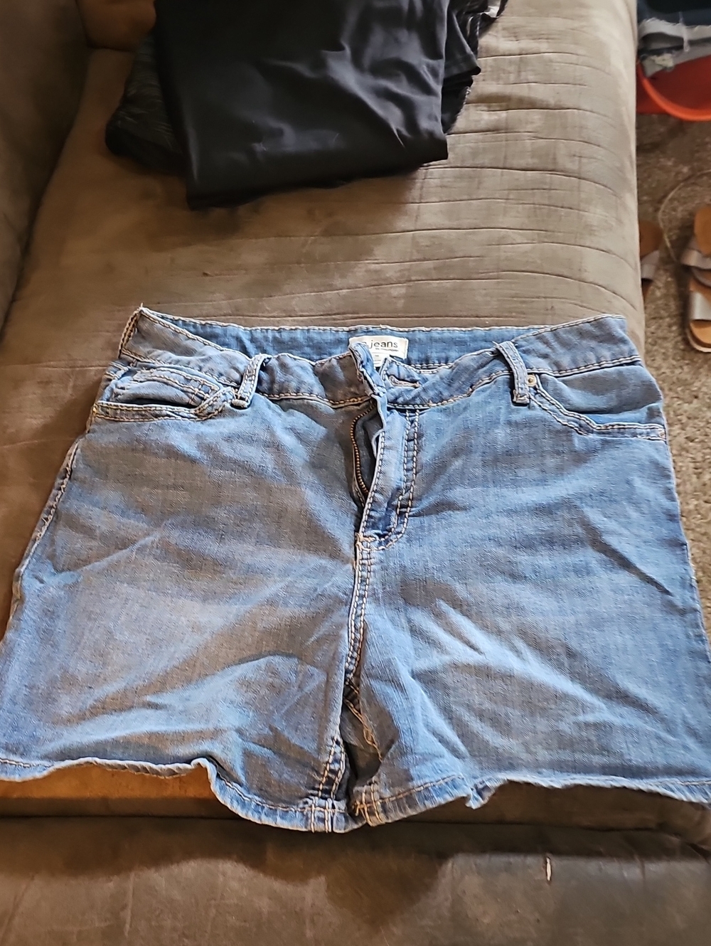 Maurices Light Blue Denim Women's Shorts - Casual Mini